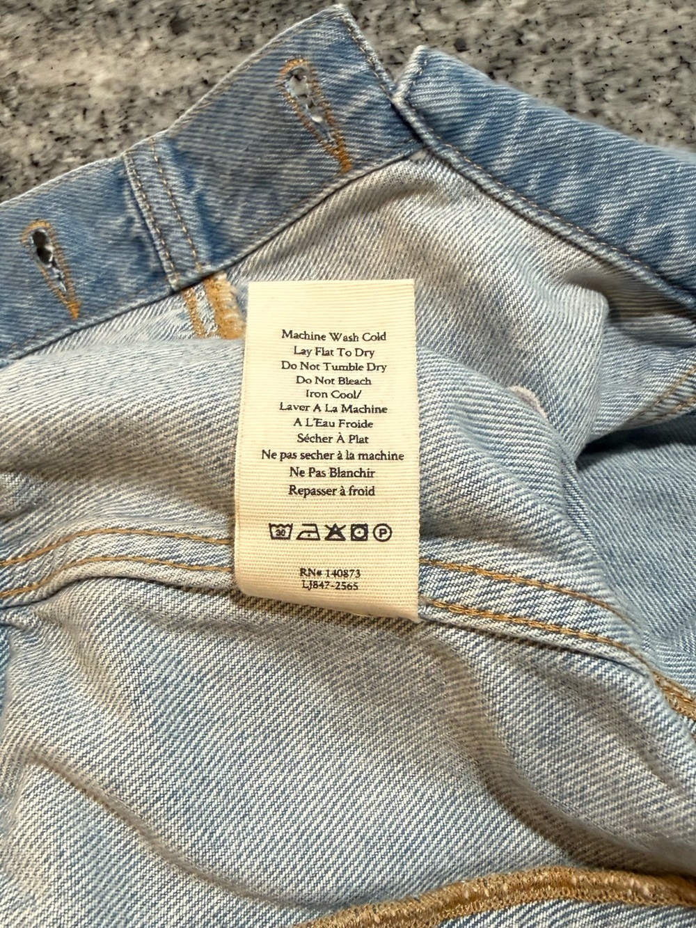 LoveShackFancy Bardot Cherry Denim Jacket - Picture 9 of 15